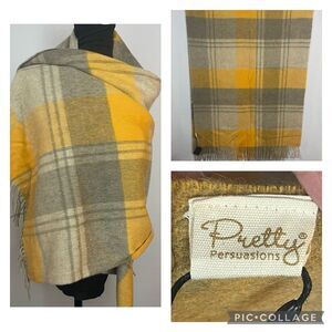 pretty persuasions 100% Wool Scarf/wrap NWT Read Description